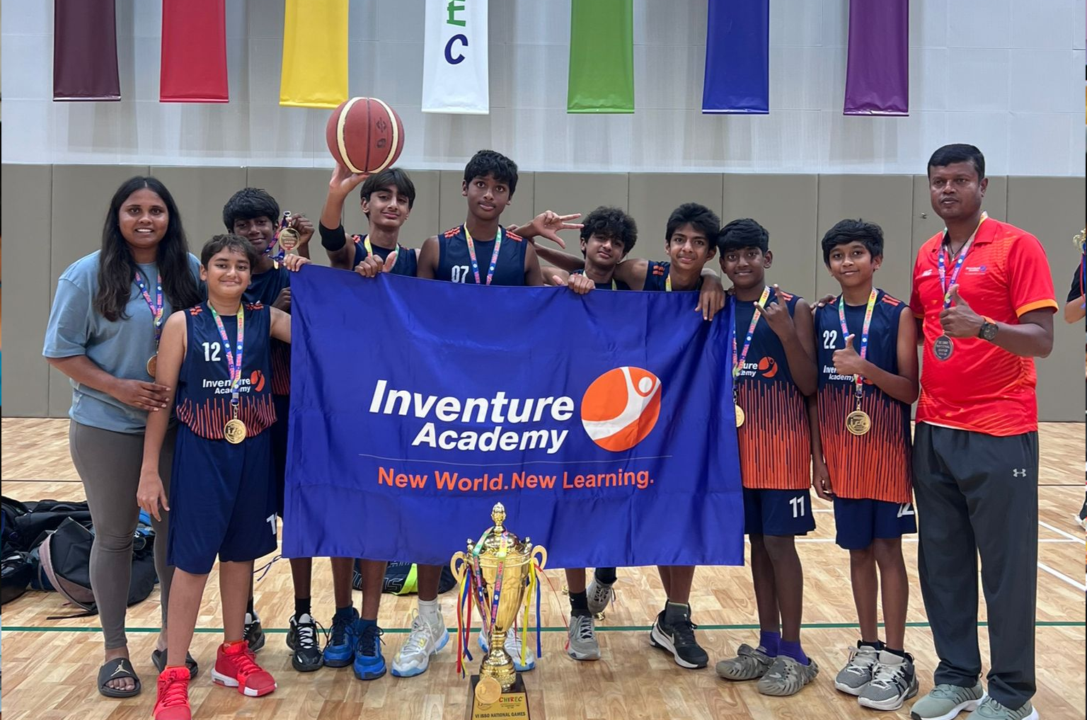 Celebrating Dussehra & Boys Basketball Victory at Inventure