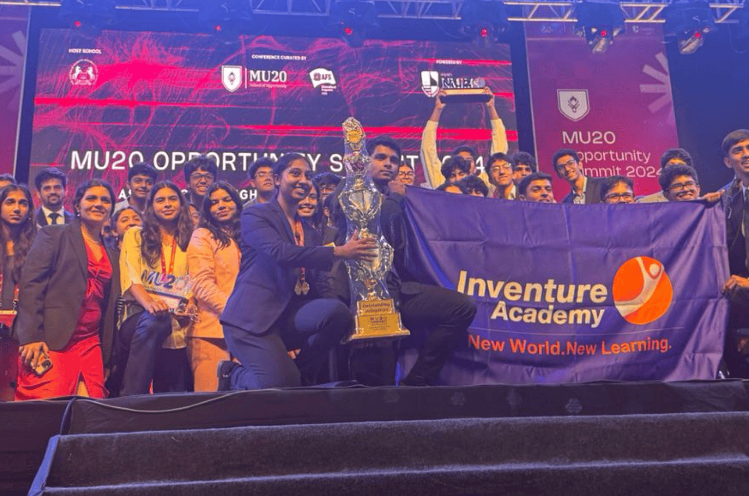 Inventure Students Shine at MU20 Opportunity Summit in Indore